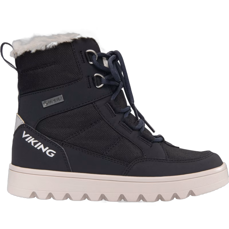 Viking Fleek Zip GTX Vinterkängor, Svart, 38