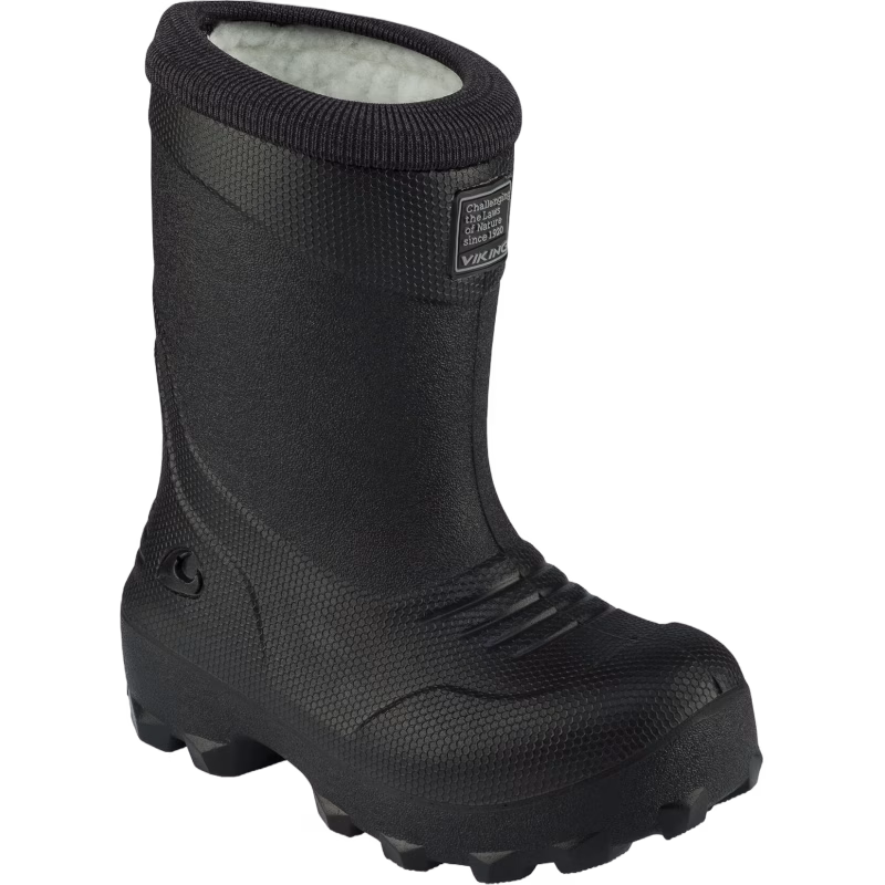 Viking Frost Fighter Fodrade Gummistövlar, Black