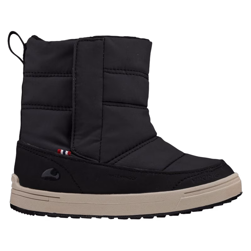 Viking Hoston High WP R Warm Vinterkängor, Black, 29