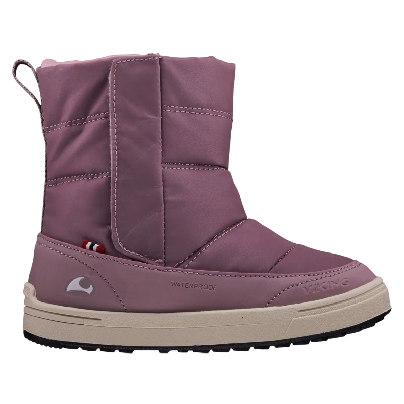 Viking Hoston High WP R Warm Vinterkängor, Dusty Pink, 24