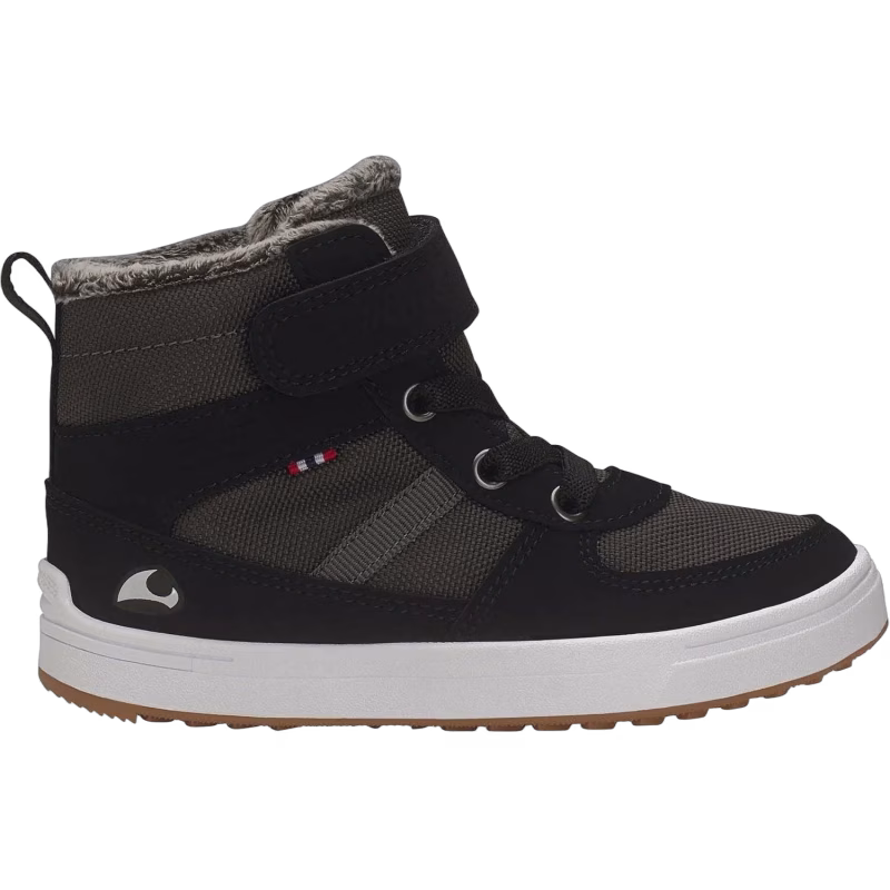 Viking Lucas Mid WP Warm Vinterkängor, Black/Charcoal, Stl 24