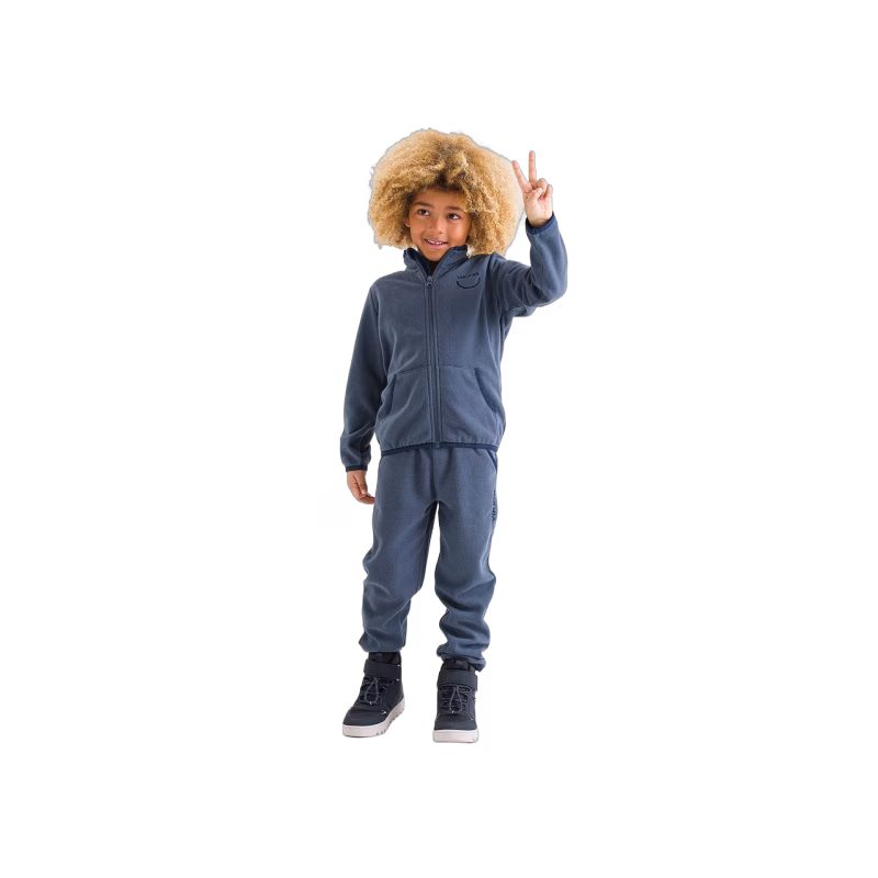 Viking Playtime Fleecejacka, Denim/Marinblå, 116