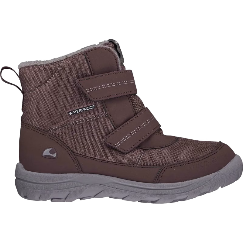 Viking Tretten High WP Jr Vinterkängor, Antiquerose, Stl 37