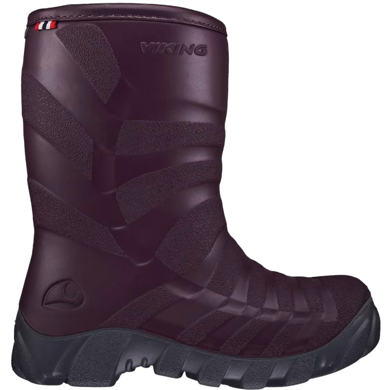Viking Ultra Fodrade Gummistövlar, Grape/Grey, 29 - Bäst i test