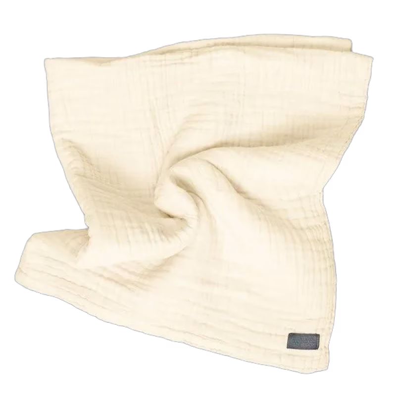 Vinter &  Bloom Layered Muslinfilt, Pearl White