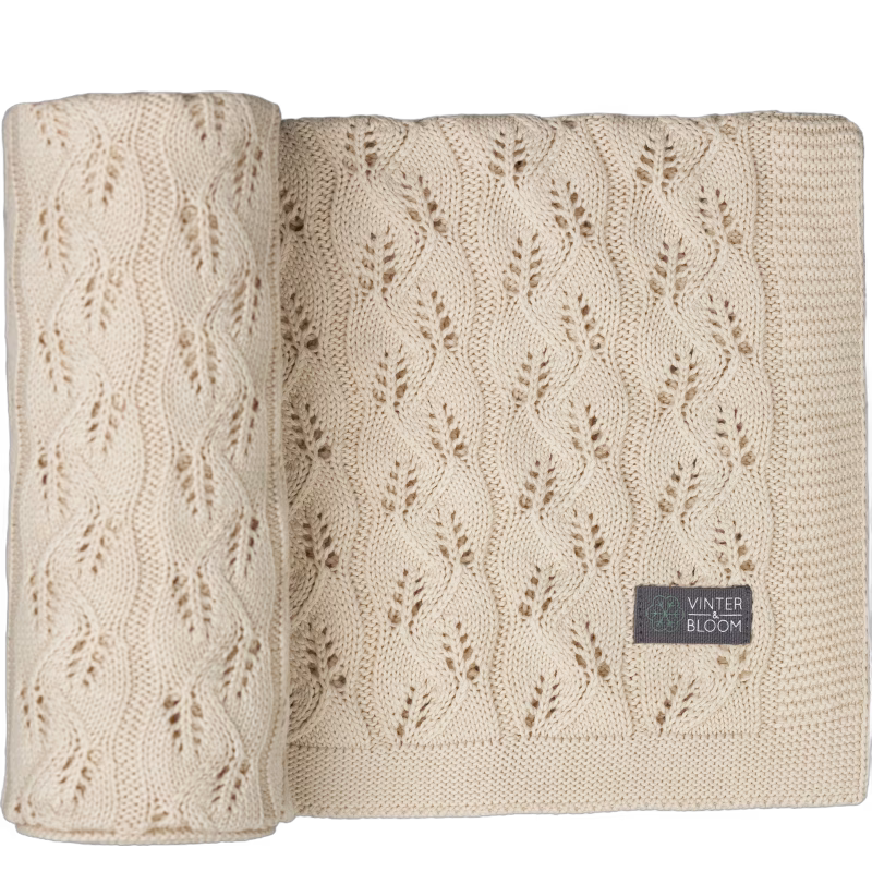 Vinter &  Bloom Moment Filt EKO, Linen Beige