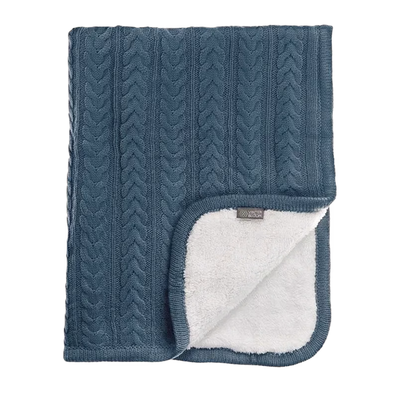 Vinter&Bloom filt Cuddly, storm blue