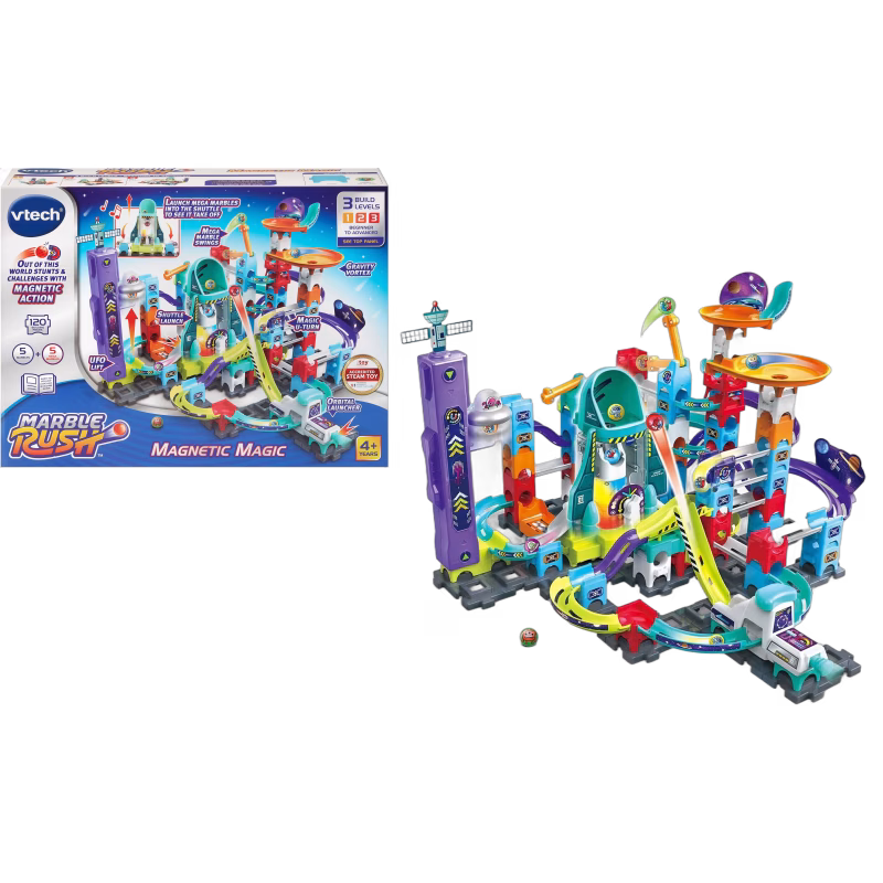 Vtech Marble Rush Space Magnetic XL300E Kulbana 120 Delar