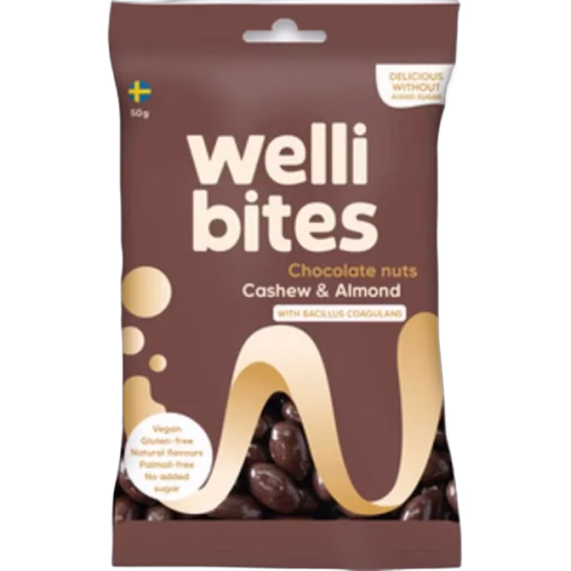 Wellibites Chocolate Nuts 50 g