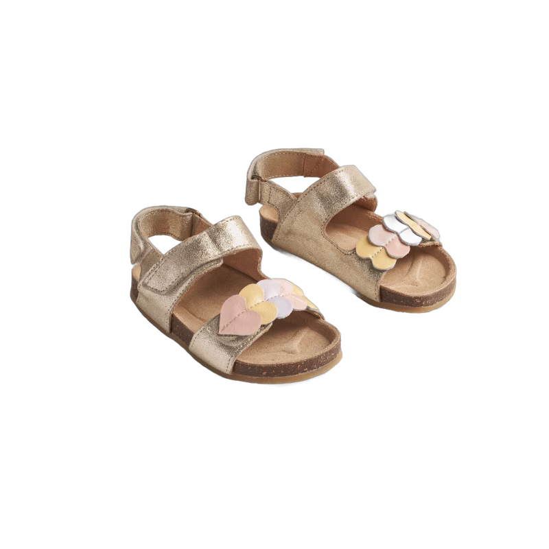 Wheat Clara Sandaler, Grey, 27