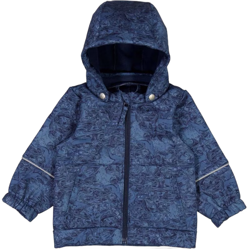 Wheat Henning Softshelljacka, Navy Linoleum, 80
