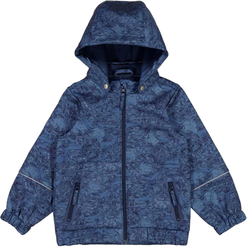 Wheat Henning Softshelljacka, Navy Linoleum, 98