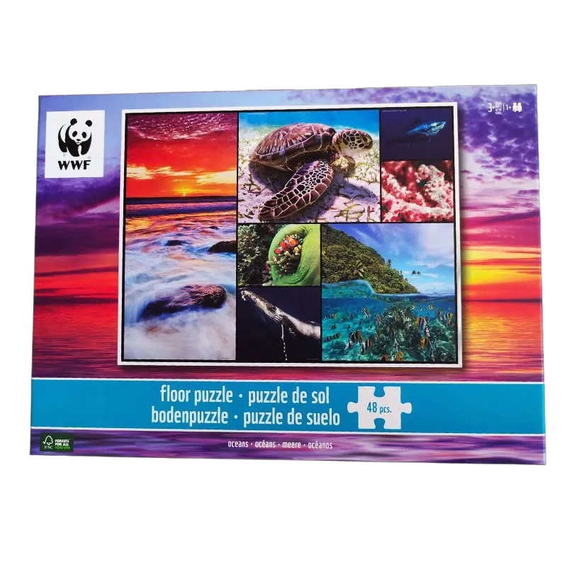 WWF golvpussel 48 bitar, hav